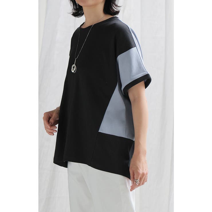 Tシャツ ドッキング レディース | HUG.U | 詳細画像4 