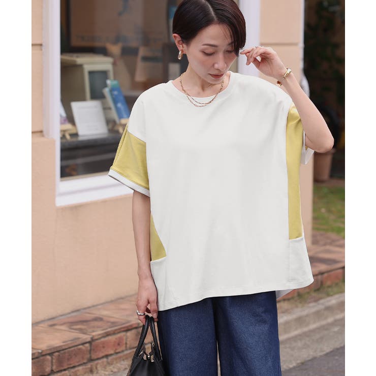 Tシャツ ドッキング レディース | HUG.U | 詳細画像5 