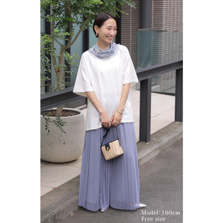 カットソー ネックカバー付 Tシャツ | HUG.U | 詳細画像10 