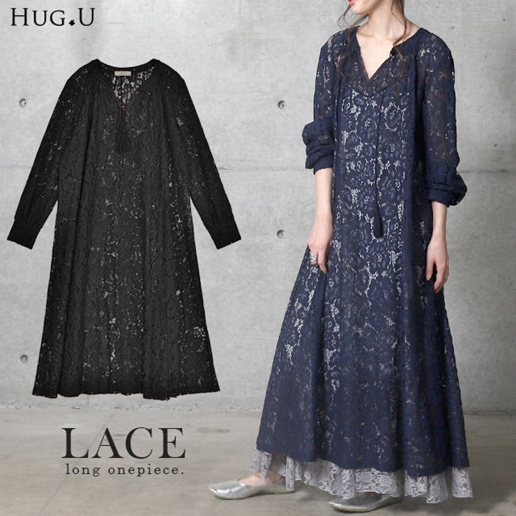 ロングワンピース ワンピース レディース 品番 Hhhw Hug U ハグユー のレディースファッション通販 Shoplist ショップリスト