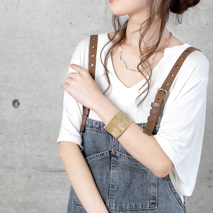 デニムサロペット サロペット レディース デニムオールインワン オーバーオール | HUG.U | 詳細画像5 