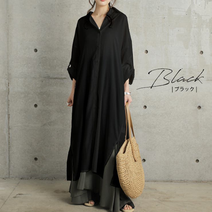 シャツワンピース ロングワンピース シャツ 品番 Hhhw Hug U ハグユー のレディースファッション通販 Shoplist ショップリスト