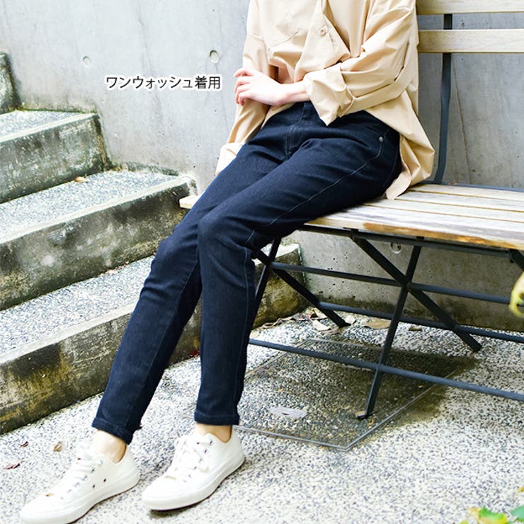 デニム レディース パンツ さらっとした肌触り UVカット 吸水速乾 ボトムス | HUG.U | 詳細画像18 