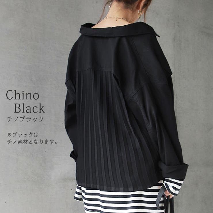 ジャケット デニム アウター プリーツ レディース Gジャン ジージャン ライ | HUG.U | 詳細画像8 