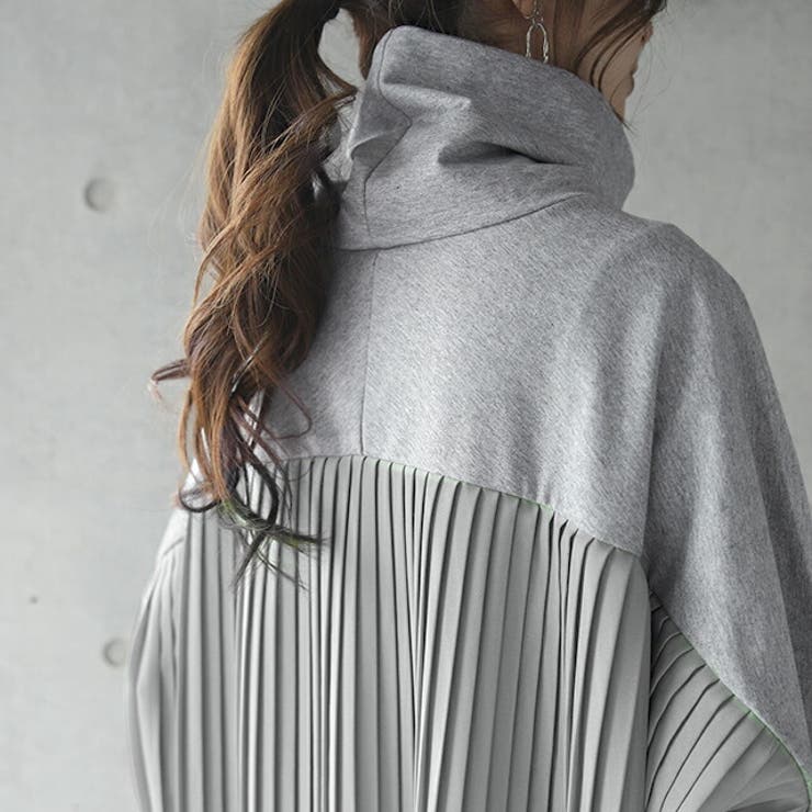 ワンピース レディース ロングワンピース プリーツ 長袖 バックプリーツ | HUG.U | 詳細画像15 