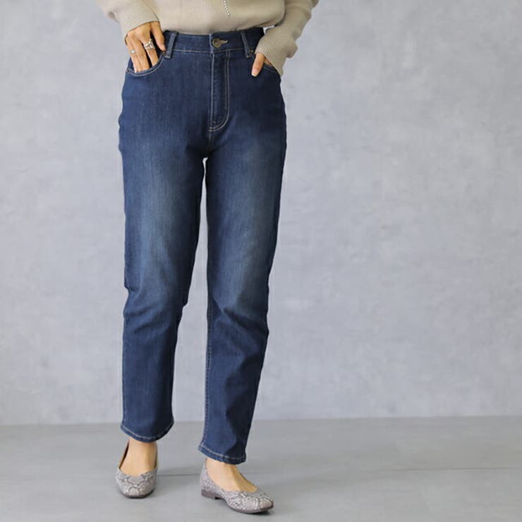 パンツ ボトムス レディース デニムパンツ 体型カバー