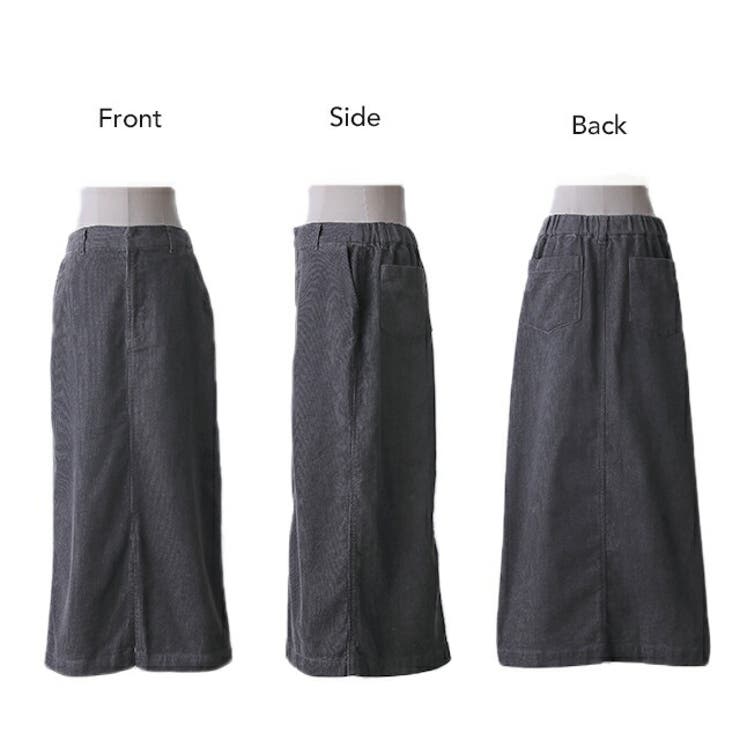 スカート ロングスカート レディース コーデュロイ ボトムス