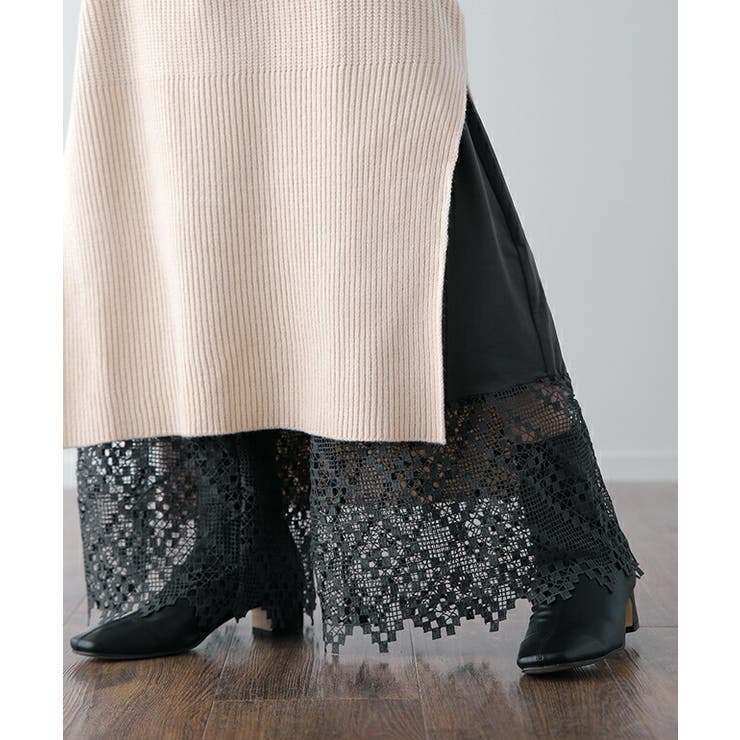 ペチパンツ 裏起毛 あったか ロング レディース パンツ ペチコート インナー | HUG.U | 詳細画像6 