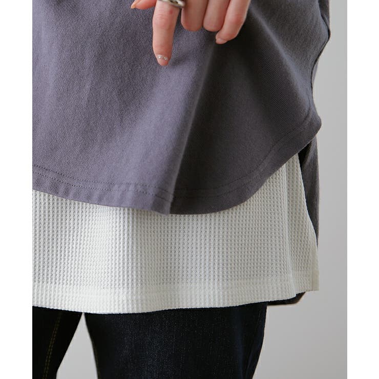 タンクトップ レディース ノースリーブ ワッフル トップス 無地 Uネック レ | HUG.U | 詳細画像18 