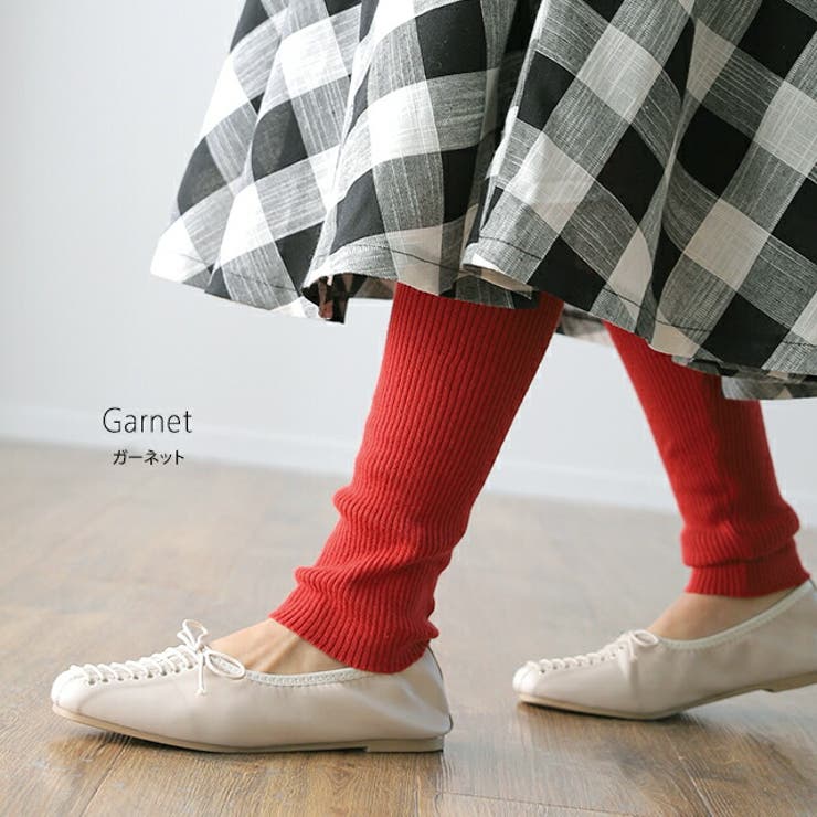 ニットレギンス レディース 綿 10分丈 インナー リブニット スパッツ 防寒 | HUG.U | 詳細画像10 