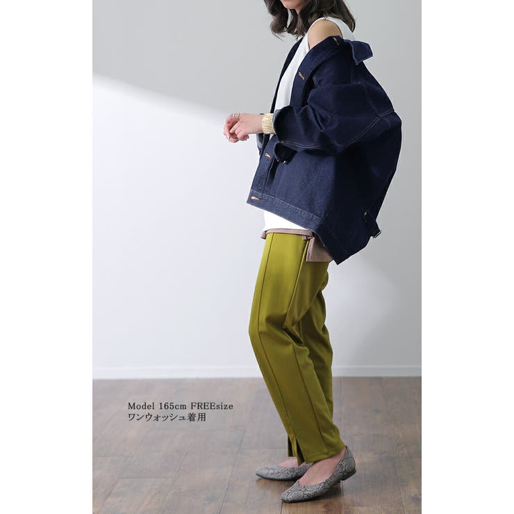 Gジャン レディース デニム オーバーサイズ アウター デニムジャケット 綿 | HUG.U | 詳細画像8 