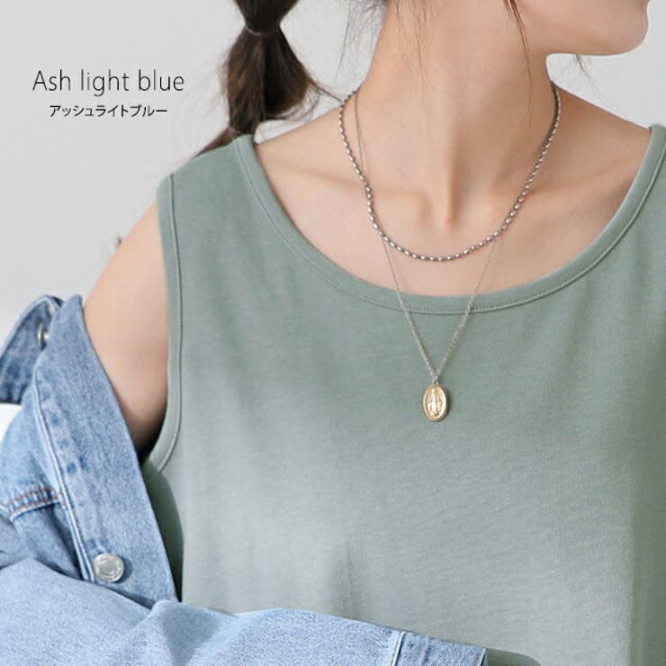 タンクトップ レディース 綿100% 透けにくい トップス ノースリーブ 厚手 | HUG.U | 詳細画像15 