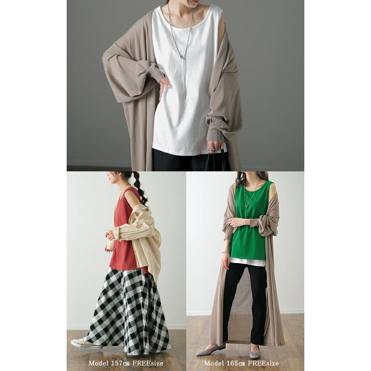 タンクトップ レディース 綿100% 透けにくい トップス ノースリーブ