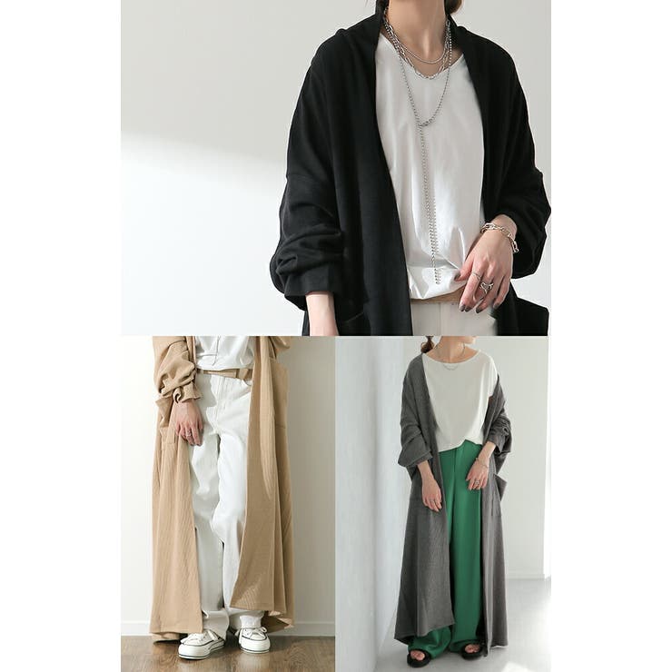 カーディガン レディース ロングカーディガン | HUG.U | 詳細画像10 