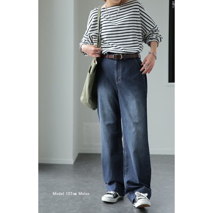 デニムパンツ レディース 綿100% | HUG.U | 詳細画像3 