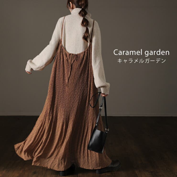 ワンピース ロング 花柄 シフォン レディース キャミワンピ 透け