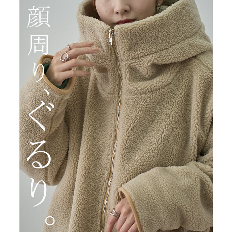 アウター レディース ボア パーカー ボアアウター ボアパーカー フード