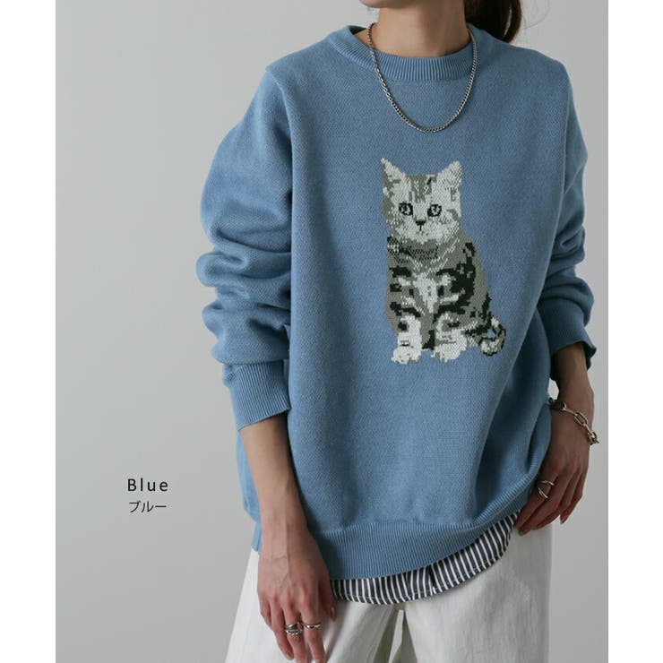 レディース トップス ニットレ ディースファッション  ねこパーカー トレーナー 秋冬 シンプル ゆっ たり大きいサ イズ 女性 女性用 楽天市場】猫（スウェット・トレーナー｜トップス）：レディース