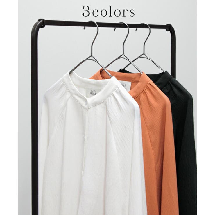 シャツ レディース トップス 変形 シアーシャツ とろみ ブラウス チュニック | HUG.U | 詳細画像12 