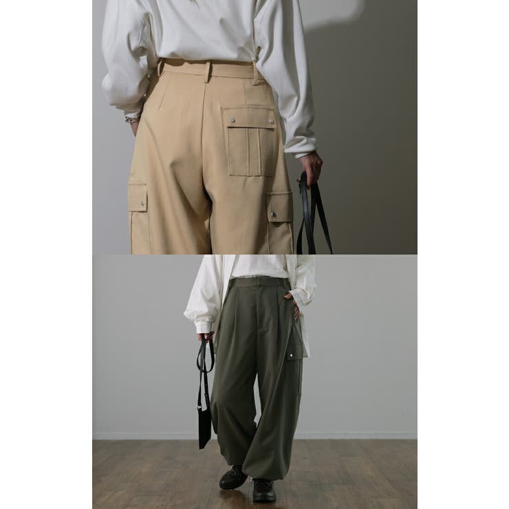 カーゴパンツ レディース 秋 新作 パンツ カーブパンツ カーゴ