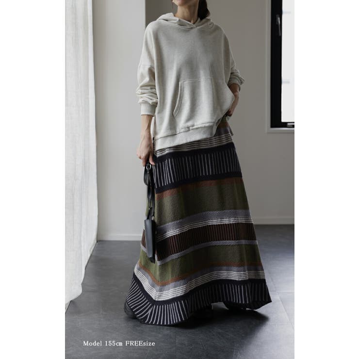 RIBニットBasicスカート Wide Rib Knit スカート｜ベーセーストックのアウトレット通販