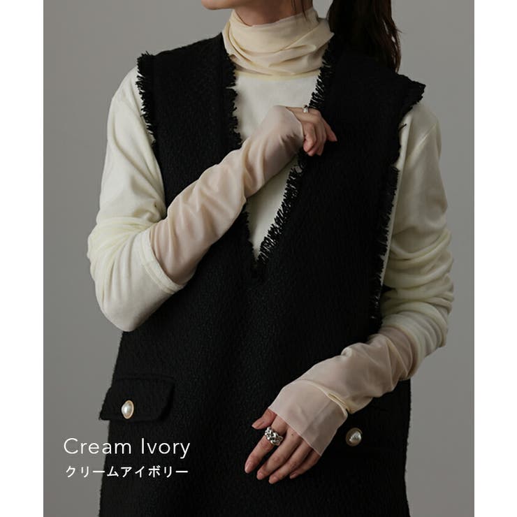 トップス ベロア シアー | HUG.U | 詳細画像12 