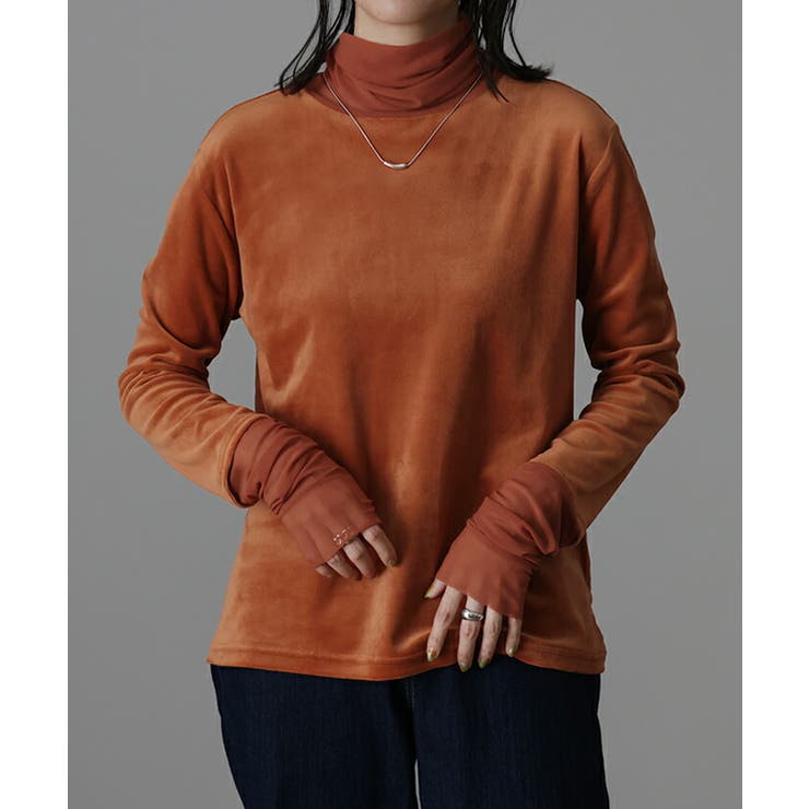 トップス ベロア シアー | HUG.U | 詳細画像5 