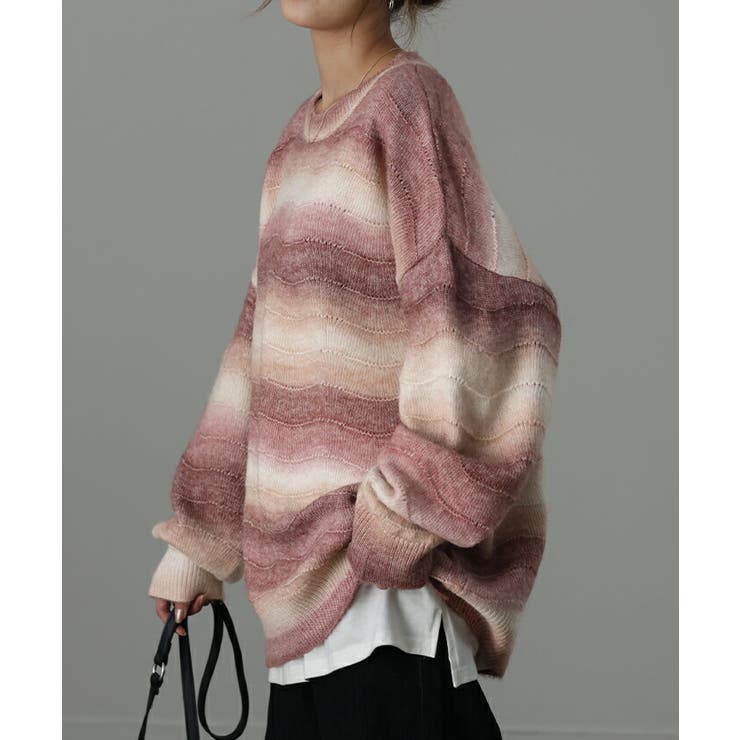 ニット セータートレーナー トップス | HUG.U | 詳細画像5 