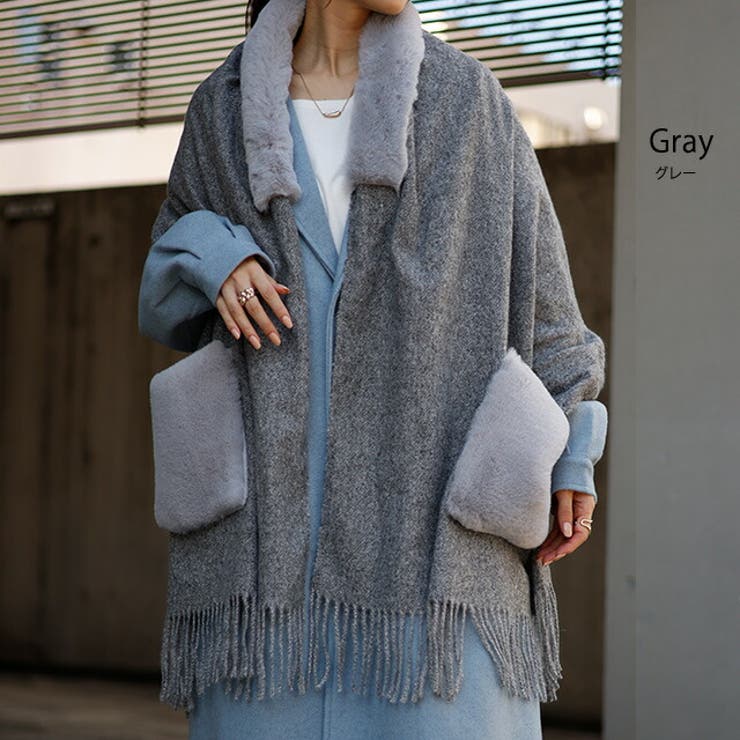 ストール レディース 大判ストール[品番：HHHW0001698]｜HUG.U