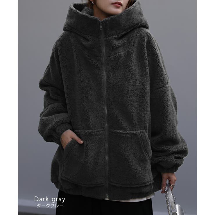 アウター ボアアウター  ボアコート[品番：HHHW0001713]｜HUG.U（ハグユー）のレディースファッション通販｜SHOPLIST（ショップリスト）