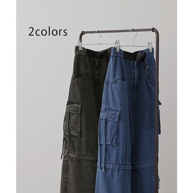 デニムパンツ パンツ ハーフパンツ | HUG.U | 詳細画像9 