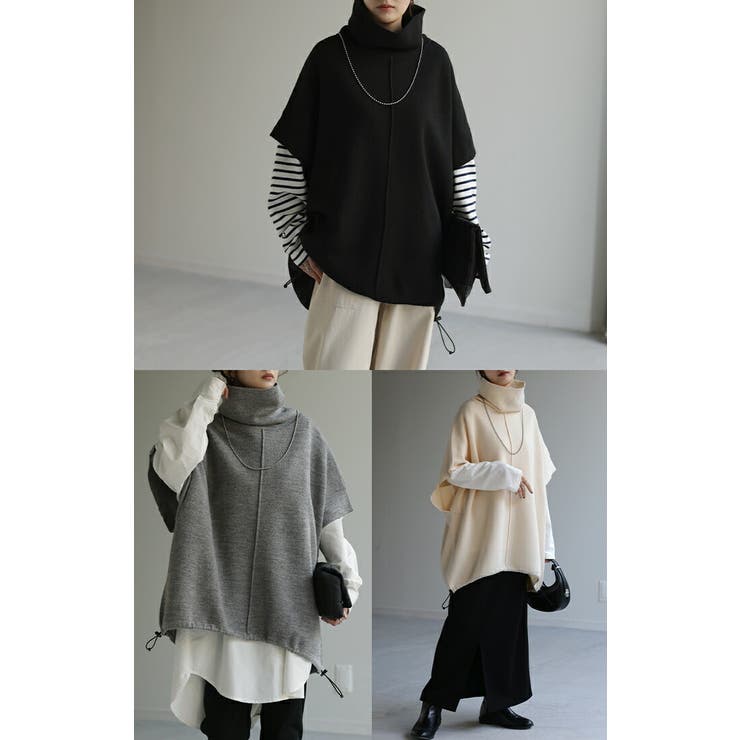 ベスト ニット タートル | HUG.U | 詳細画像19 