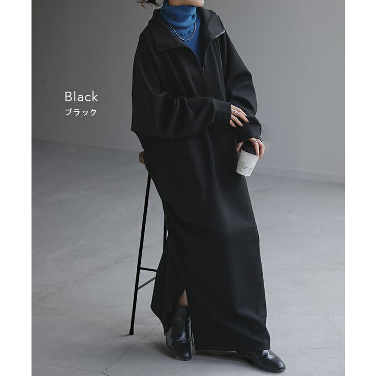 別注】＜provoke＞ハーフジップ ロングワンピース|BEAUTY&YOUTH