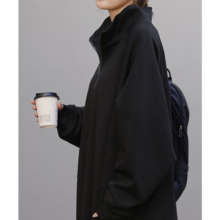 ワンピース ハーフジップ ロングワンピース | HUG.U | 詳細画像20 