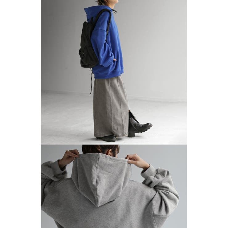 パーカー 体型カバー トレーナー | HUG.U | 詳細画像16 