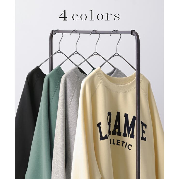 トップス ロゴ スウェット[品番：HHHW0001765]｜HUG.U（ハグユー