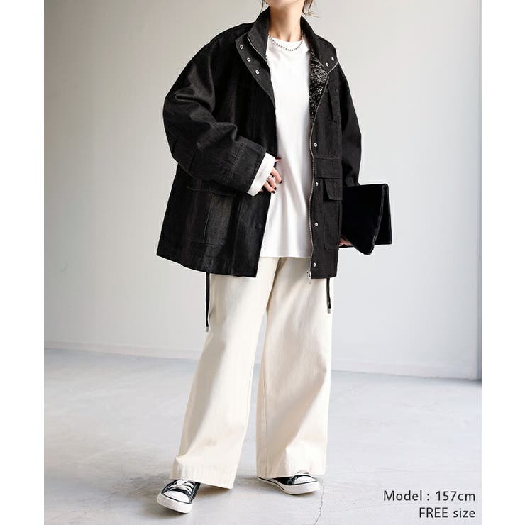 アウター デニムジャケット レディース | HUG.U | 詳細画像7 