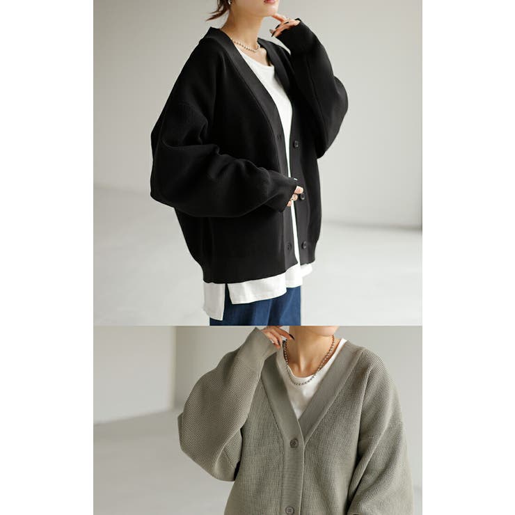 カーディガン カーデ ショート丈 | HUG.U | 詳細画像16 