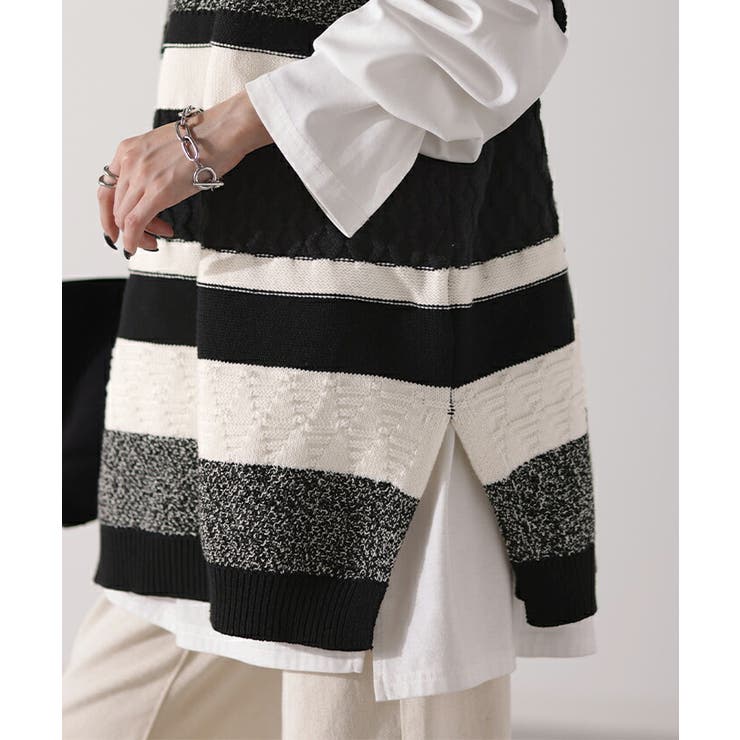 ベスト ニット 体型カバー | HUG.U | 詳細画像10 