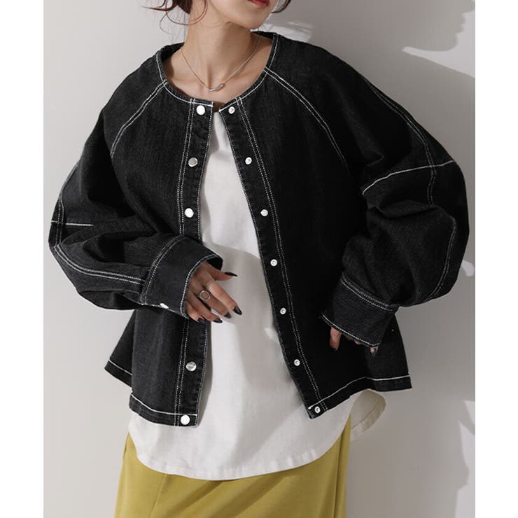 デニムジャケット Gジャン コンパクト目 | HUG.U | 詳細画像5 