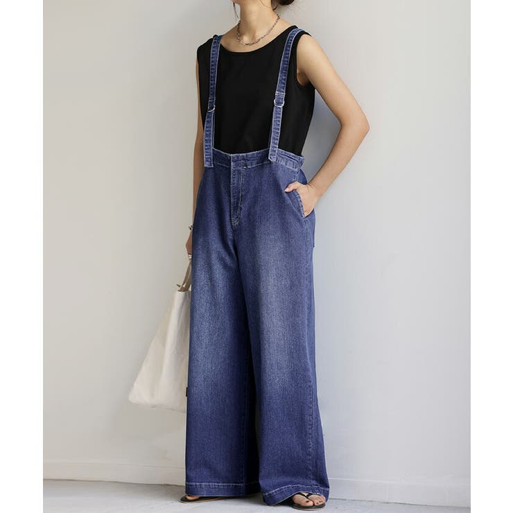 サロペット サロペ デニム | HUG.U | 詳細画像5 