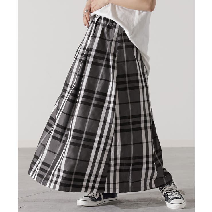 スカート 軽量 チェック | HUG.U | 詳細画像5 