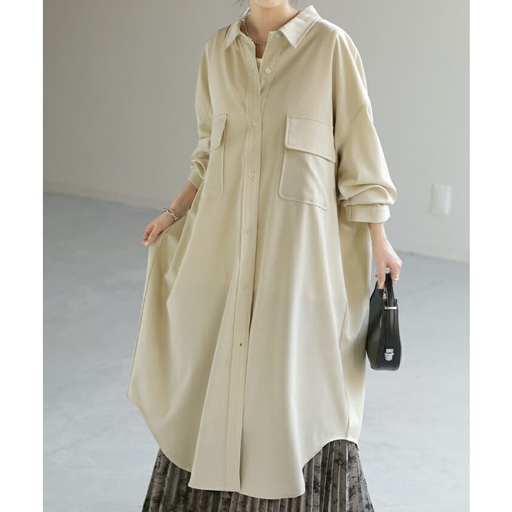 シャツ 体型カバー カラーシャツ | HUG.U | 詳細画像5 