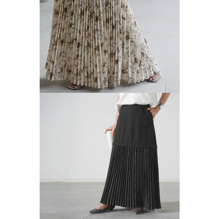 スカート プリーツ プリーツスカート | HUG.U | 詳細画像3 
