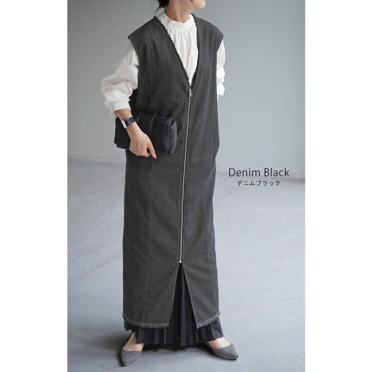 ベスト ジレ デニム | HUG.U | 詳細画像14 