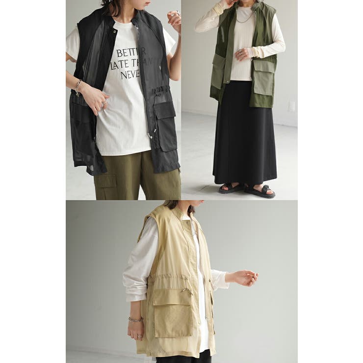 ベスト ジレ レディース | HUG.U | 詳細画像10 