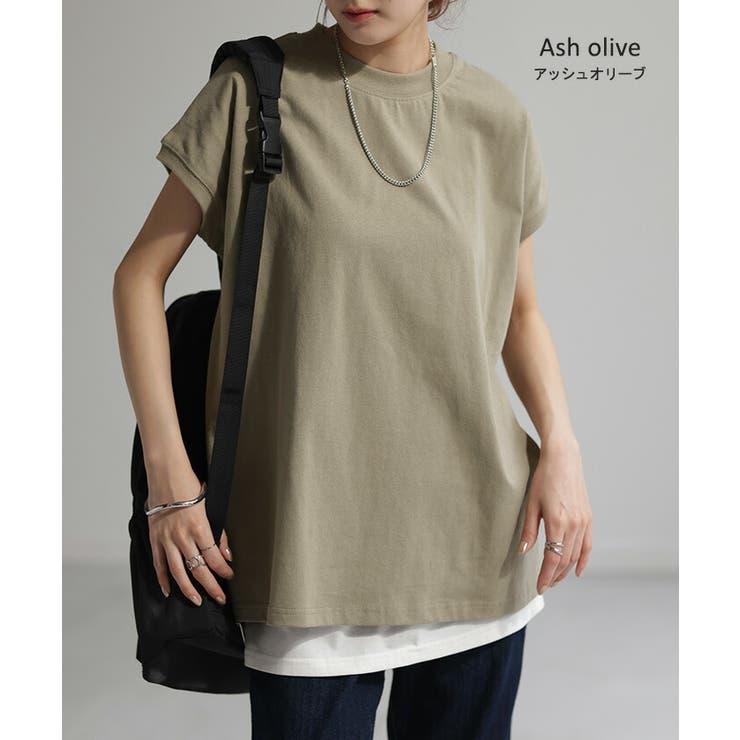 Tシャツ レディーストップス フレンチスリーブ | HUG.U | 詳細画像12 