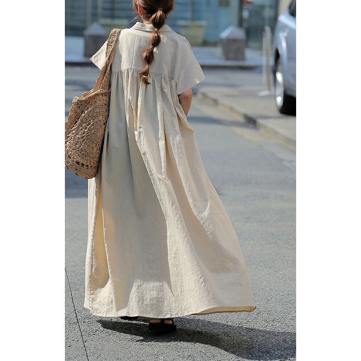 ワンピース ロング 綿 | HUG.U | 詳細画像5 