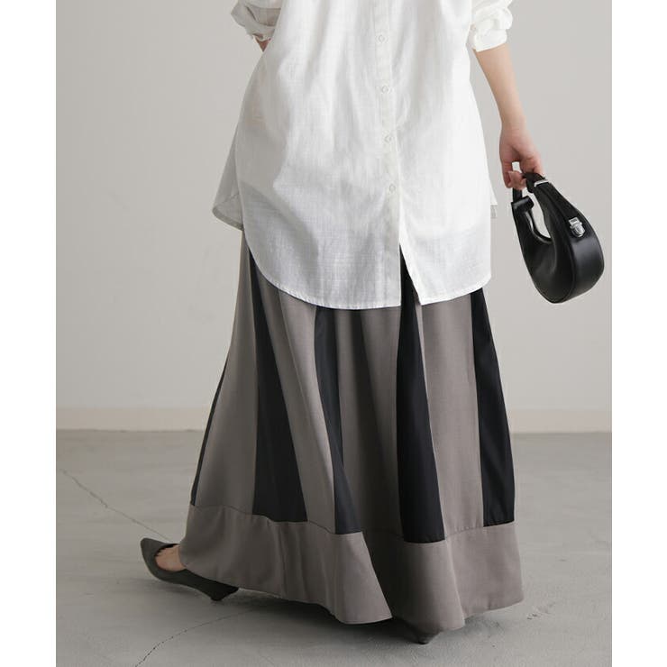 スカート ロング バイカラー | HUG.U | 詳細画像17 