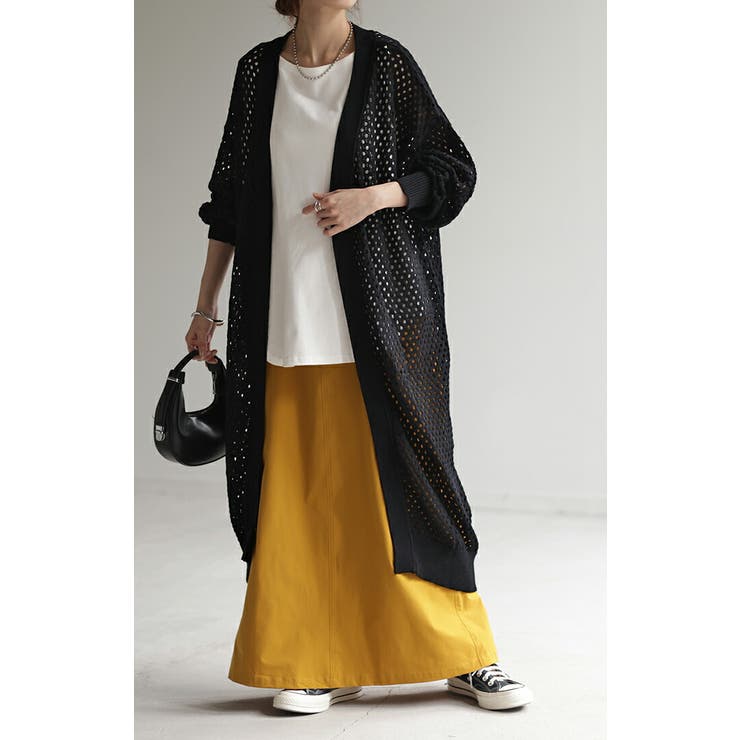 カーディガン サマーニット 長袖 | HUG.U | 詳細画像8 